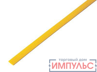 Трубка термоусадочная 5.0/2.5 1м желт. Rexant 20-5002