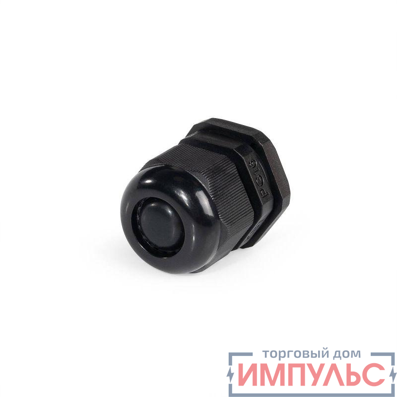 Ввод кабельный пластиковый PG 16 (10-14 мм) черн. (уп.100шт) Fortisflex 88643