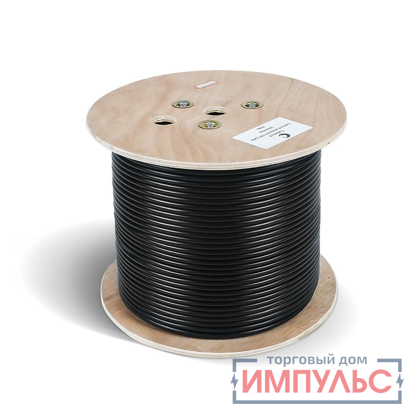 Кабель для интерфейса RS-485/RS-422 RS-485 2х2х24AWG/7 МЖ (patch) PVC 2х(2х24 AWG) экран-фольга + оплетка 90проц. - 40град.C- +75град.C (уп.305м) Cabeus 7746c