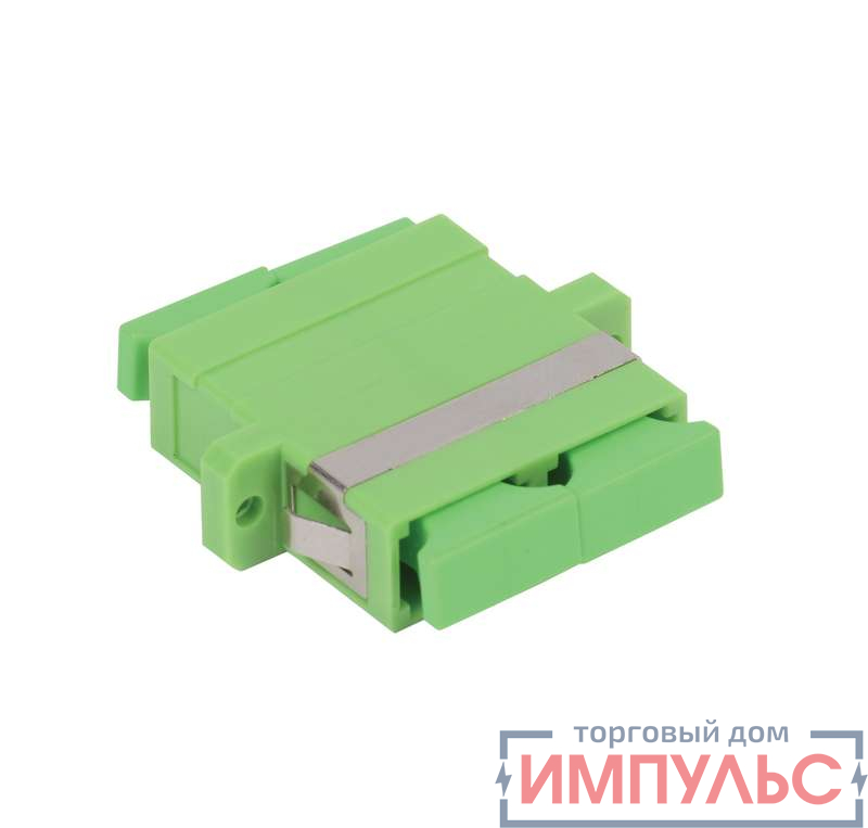 Адаптер проходной SC-SC для одномодового и многомодового кабеля (SM/MM); с полировкой APC; двойного исполнения (Duplex) ITK FC1-SCASCA2C-SM