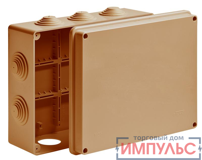 Коробка распределительная ОП Тусо для 240х195х90мм не распр. горение HF Ruvinil 67065НГ-10-12