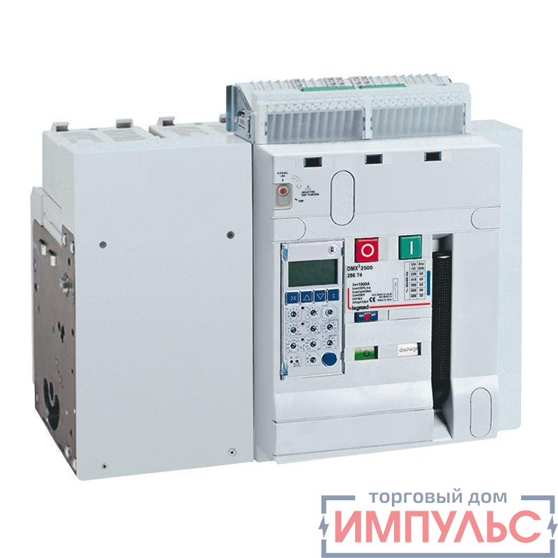 Выключатель автоматический воздушный 4п 1250А 100кА DMX3-L 2500 стац. тип 2 Leg 028673