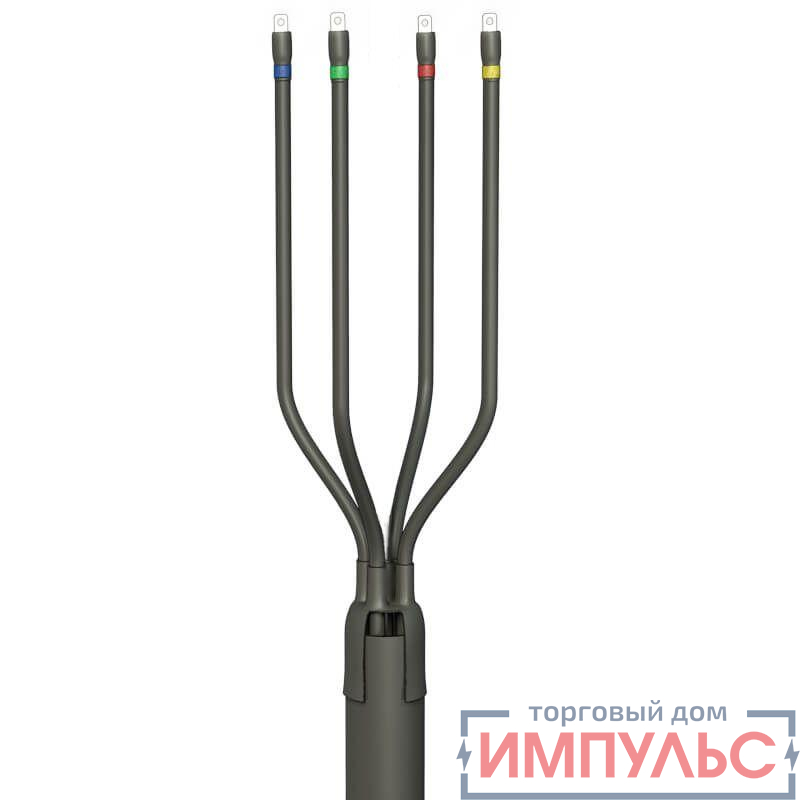 Муфта кабельная концевая универсальная 1кВ 4 ПКВ(Н)Тп-1 (35-50) с наконечн. (пластик без брони) ЗЭТАРУС zeta20624