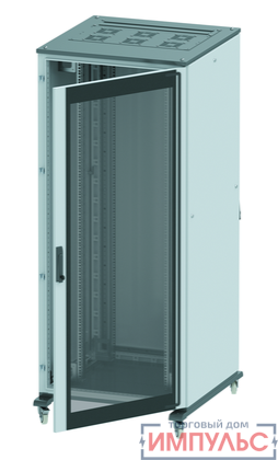 Шкаф напол. 42U 800х1000 передняя дверь-стекло; задняя глухая дверь; крыша укомплектована вводом и заглушками DKC R5IT4281GS