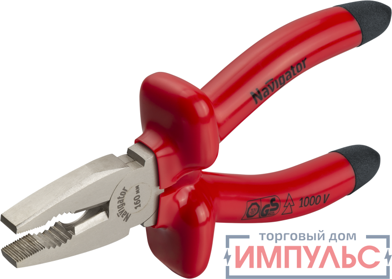 Пассатижи 93 500 NHT-Pad02-160 160мм диэлектр. NAVIGATOR 93500