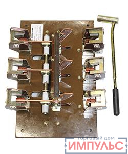 Переключатель ПБ-34 П У3 400А 380В гетинаксовое основание правая боковая рукоятка IP00 с дугогасительными камерами Электротехник ET520972