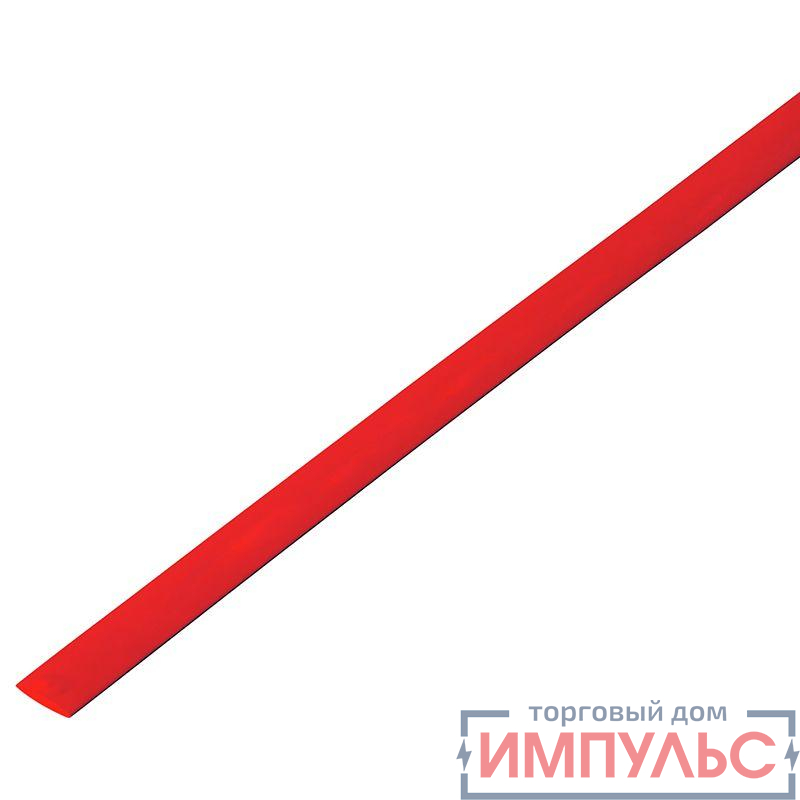 Трубка термоусадочная 6.0/3.0 мм красн. 1м (уп.50шт) PROCONNECT 55-0604