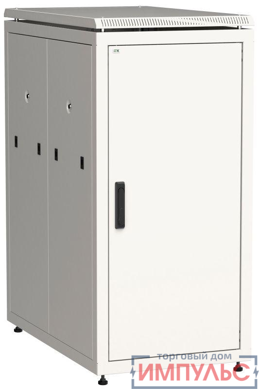 Шкаф сетевой 19дюйм  LINEA N 18U 600х1000мм металлическая передняя дверь сер. ITK LN35-18U61-M