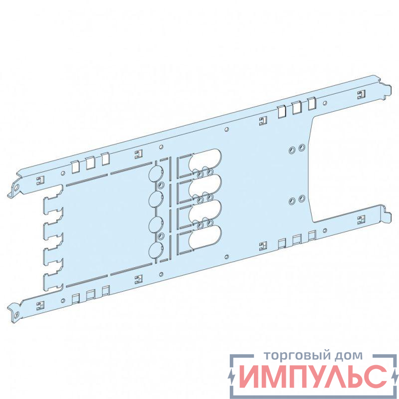 Плата монтажная горизонт. ст/вт. NS250 с поворот. рукояткой мотор. редуктор 4п SchE 03414