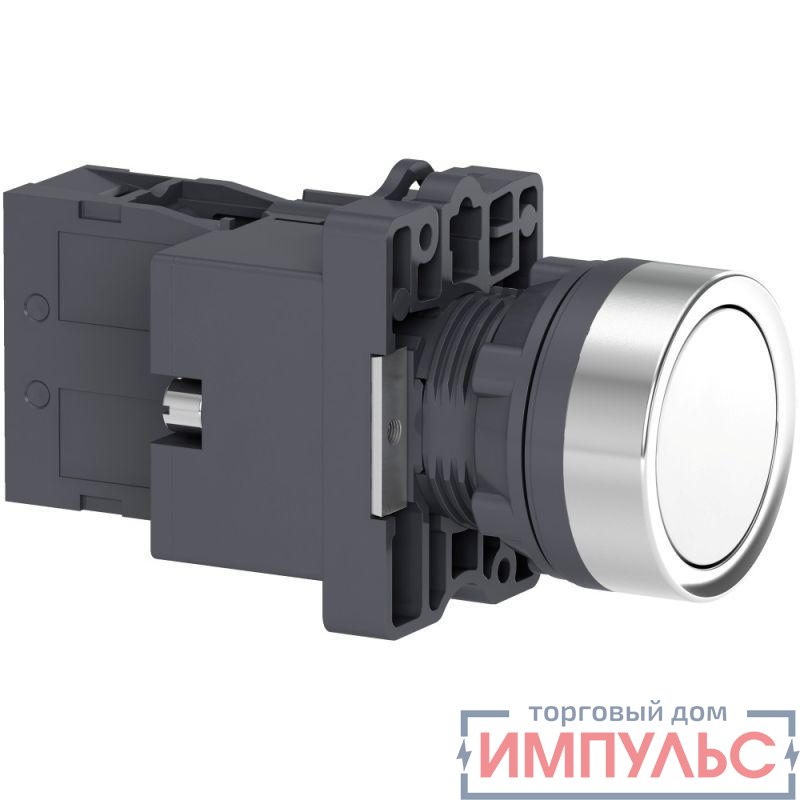 Кнопка LED 1НO 24В с подсвет. бел. SchE XA2EW31B1