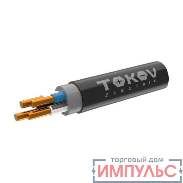 Кабель TOKOV ELECTRIC ППГнг(А)-HF 4х4 ОК (N) 0.66кВ (м) ТХМ00409120