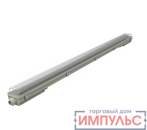 Светильник с отражателем влагозащ. СПП-Т8-G13 INDUSTRY 1276х60х55мм IP65 для LED ламп 1х1200мм Gauss 909410112