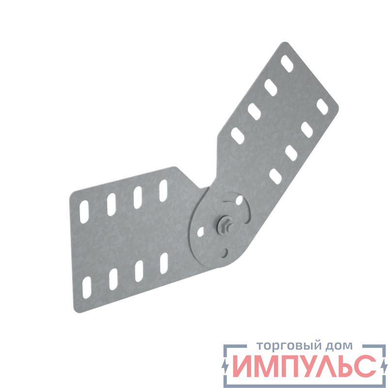 Соединитель для лотка шарнирный для борта H=100мм "ПЛЮС" INOX316L КМ PL11557