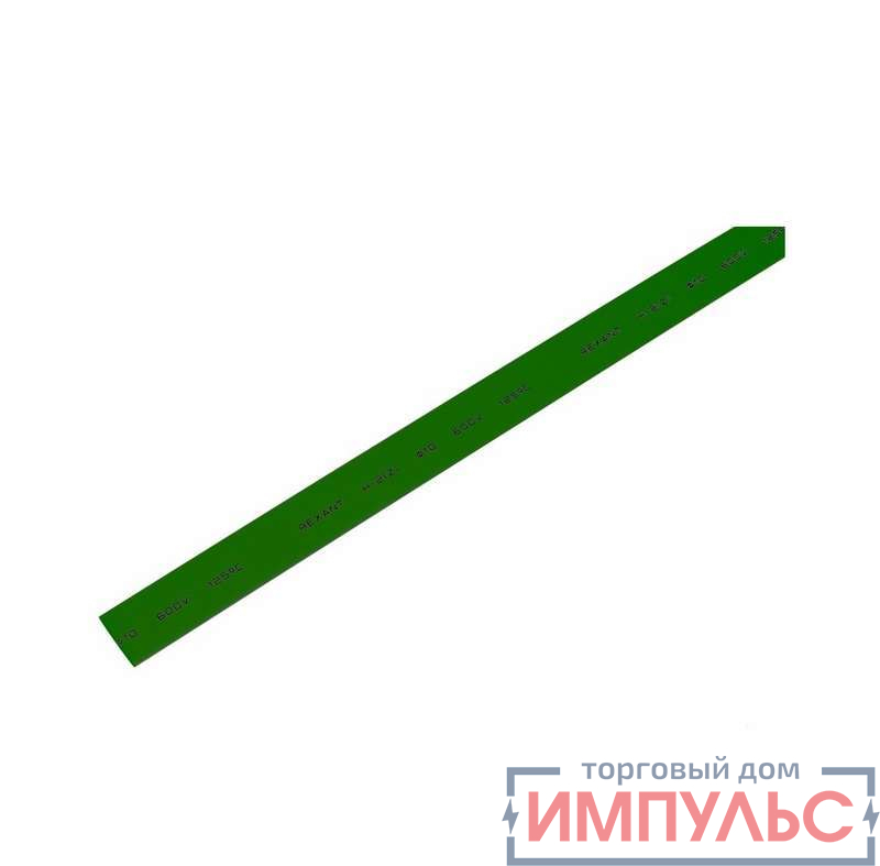 Трубка термоусадочная 10.0/5.0 1м зел. REXANT 21-0003