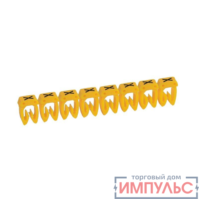 Маркер каб. 4.0-6.0кв.мм CAB3 "X" (уп.300шт) Leg 038383