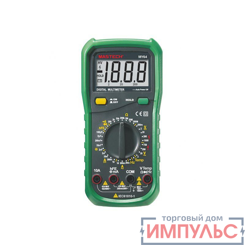 Мультиметр универсальный MY64N Mastech 13-2054