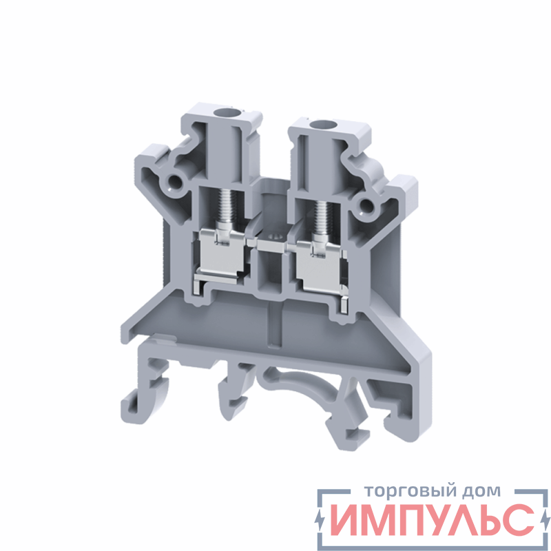 Клемма проходная винтовая OptiClip CTS-2.5-I-24A-(0.2-2.5) зел. КЭАЗ 332719