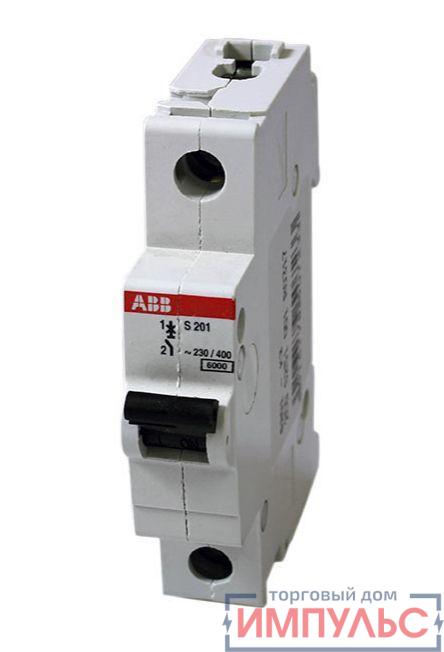 Выключатель автоматический модульный 1п C 50А 6кА S201 C50 ABB 2CDS251001R0504