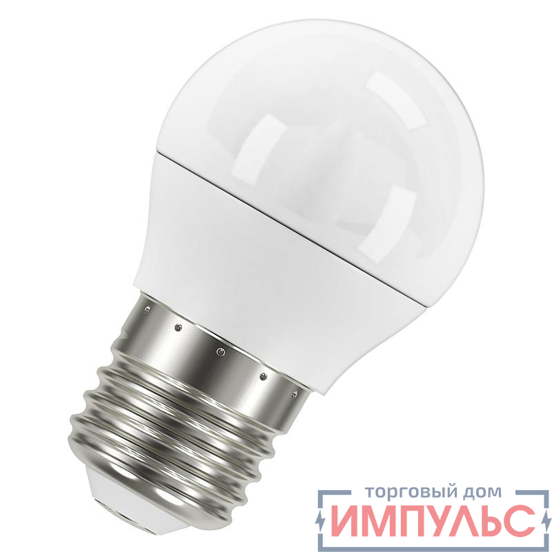 Лампа светодиодная LED Value LVCLP75 10SW/830 10Вт шар матовая E27 230В 10х1 RU OSRAM 4058075579897