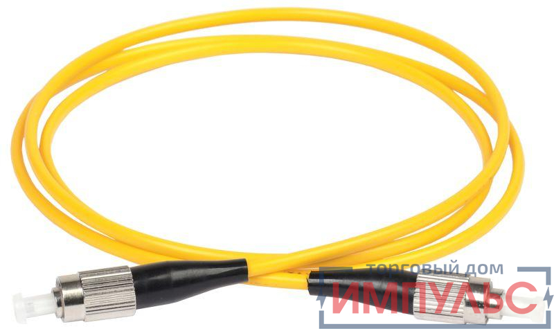 Патч-корд оптический коммутационный соединительный для одномодового кабеля (SM); 9/125 (OS2); FC/UPC-FC/UPC; одинарного исполнения (Simplex); LSZH (дл.2м) ITK FPC09-FCU-FCU-C1L-2M