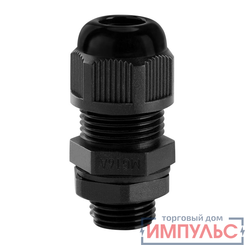 Ввод кабельный MG16 IP68 черн. TOKOV ELECTRIC TKE-MG-16-B