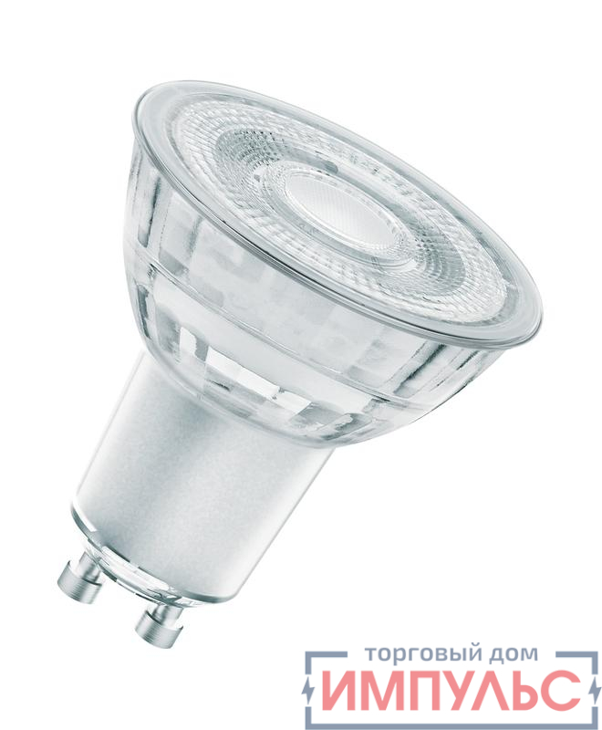 Лампа светодиодная LED Superstar 230лм 3.7Вт 2700К тепл. бел. GU10 PAR16 угол пучка 36град. 220-240В диммир. (замена 35Вт) прозр. стекло OSRAM 4058075613041
