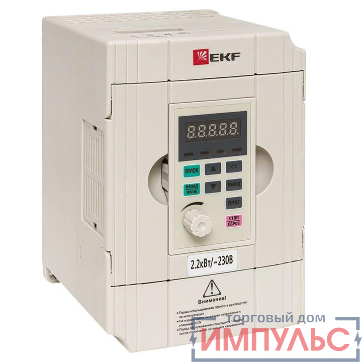 Преобразователь частоты 2.2/4кВт 1х230В VECTOR-100 PROxima EKF VT100-2R2-1B