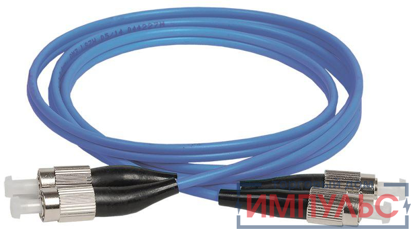 Патч-корд оптический коммутационный соединительный для многомодового кабеля (MM); 50/125 (OM4); FC/UPC-FC/UPC (Duplex) (дл.5м) ITK FPC5004-FCU-FCU-C2L-5M