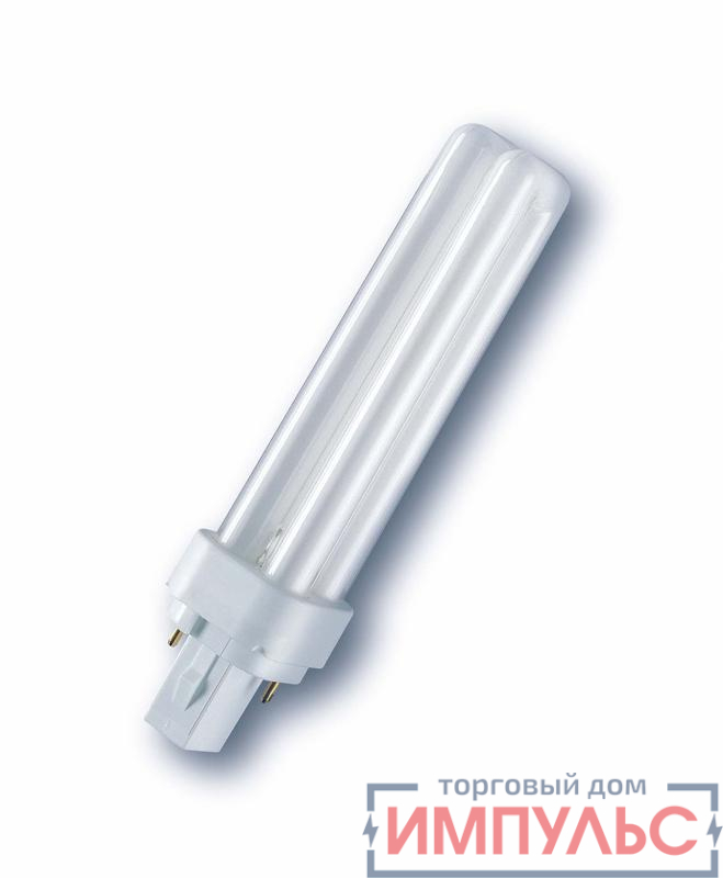 Лампа люминесцентная компакт. DULUX D/E 18W/827 G24q-2 OSRAM 4050300012148