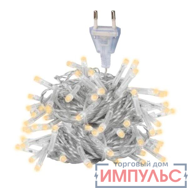 Гирлянда AC-G01-120Y 120LED 12.8м 8реж. 220В желт. ФАZА 5047631