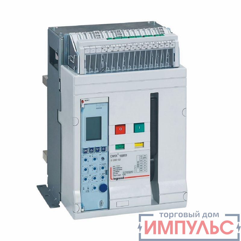 Выключатель автоматический 3п 1000А 42кА DMX3 1600 стационарн. Leg 028002