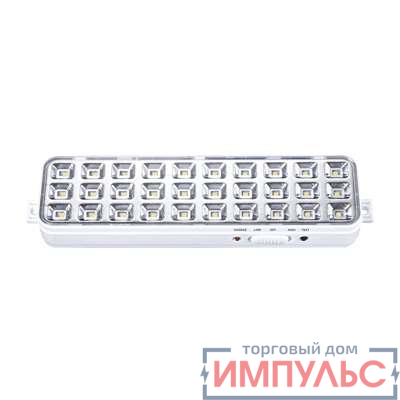 Светильник светодиодный СБА 1098-30AC/DC 30 LED 1.2А.ч lithium battery AC/DC аварийный IN HOME 4690612029498