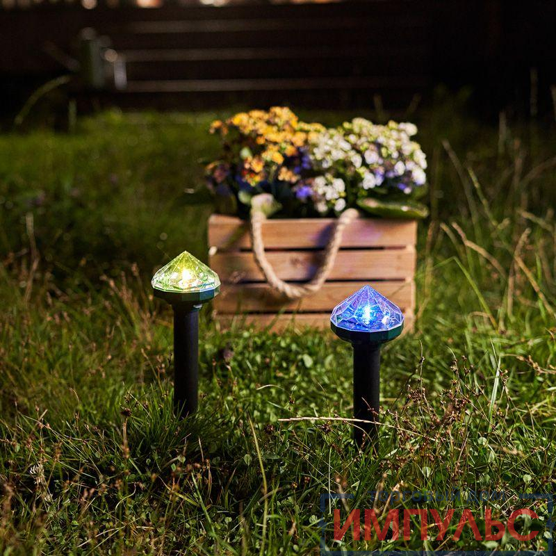 Набор отпугивателей кротов с садовым фонариком (R20х2 кристалл) Rexant 71-0077 1