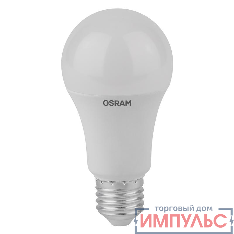 Лампа светодиодная LED Antibacterial A 13Вт грушевидная матовая 2700К тепл. бел. E27 1521лм 220-240В угол пучка 200град. бактерицидн. покрыт. (замена 150Вт) OSRAM 4058075561175