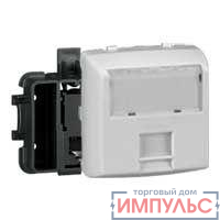 Розетка компьютерная Oteo RJ45 кат.5E UTP 8 контакт. механизм бел. Leg 086159