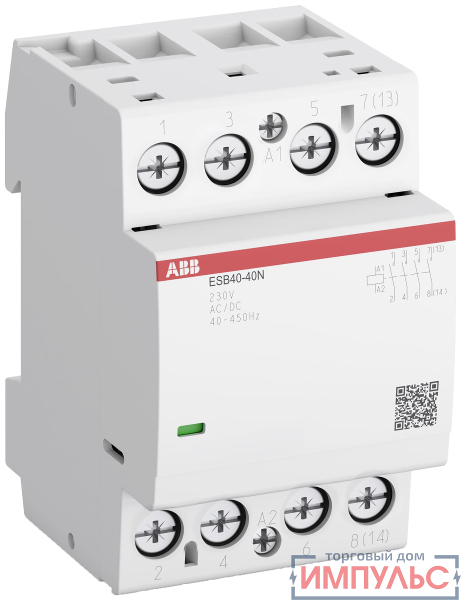 ESB40-22N-06 Контактор  модульный (40А АС-1, 2НО+2НЗ), катушка 230В AC/DC 1SAE341111R0622