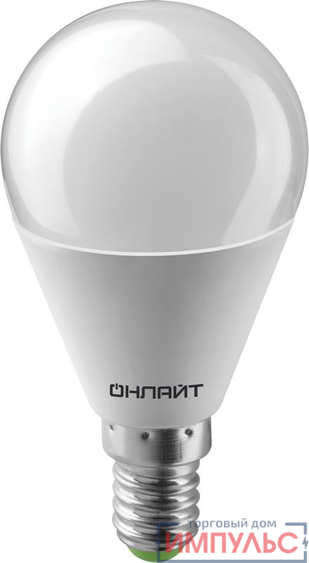 Лампа светодиодная 61 965 OLL-G45-10-230-2.7K-E14 10Вт ОНЛАЙТ 61965