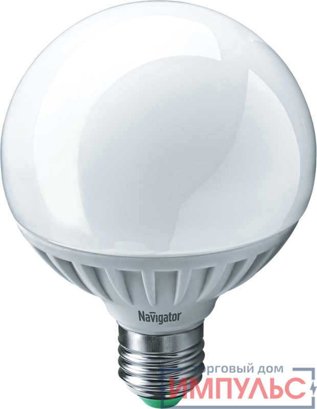 Лампа светодиодная 61 279 NLL-G95-12-230-4K-E27 12Вт шар матовая 4000К нейтр. бел. E27 1100лм 176-264В Navigator 61279