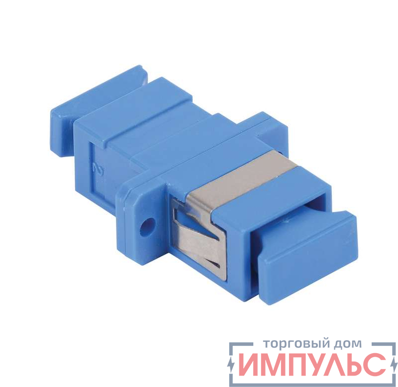 Адаптер проходной SC-SC для одномодового и многомодового кабеля (SM/MM); с полировкой UPC; одинарного исполнения (Simplex) ITK FC1-SCUSCU1C-SM