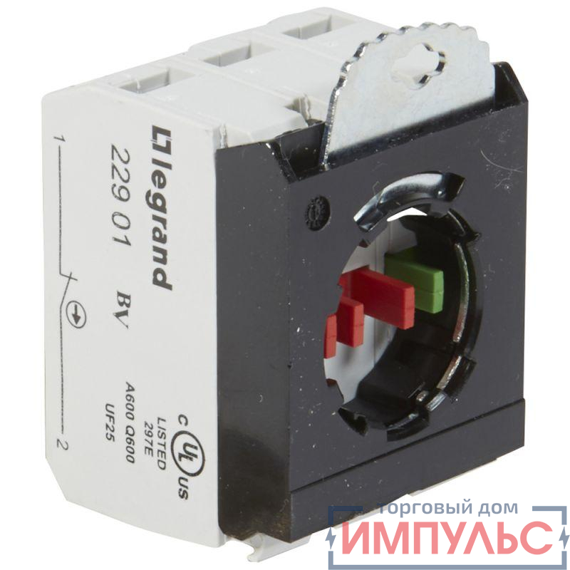 Блок контактов 3п +НО+2хН3 адаптер без инд. под винт Osmoz Leg 022978