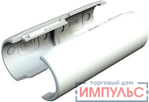 Муфта соединительная для труб Quick-Pipe М32 свет. сер. 2953 M M32 LGR (уп.10шт) OBO 2153835