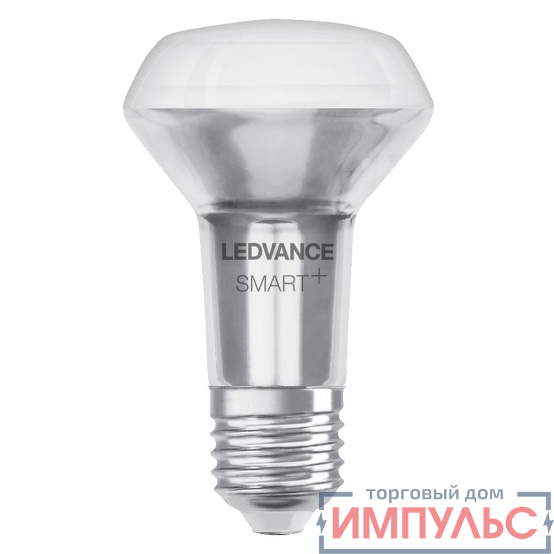 Лампа светодиодная SMARTWFR6360 4.7W 220V TW SMART+ R 345лм 4.7Вт 2700...6500К (регулируемая цветовая температура). E27 R угол пучка 45град. 220-240В диммир. (замена 60Вт) прозр. стекло LEDVANCE 4058075609532