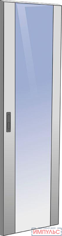 Дверь стеклянная для шкафа LINEA N 28U 600мм сер. ITK LN35-28U 600мм 6X-DR
