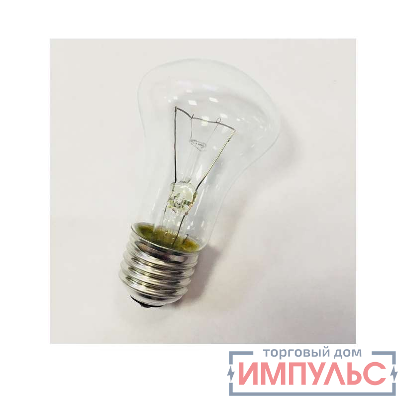 Лампа накаливания А50 230-75Вт E27 230В (100) КЭЛЗ 8101402