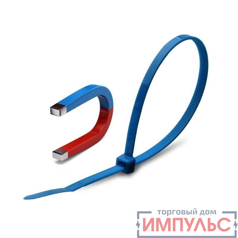 Хомут кабельный КСС "Magnetic" 5х200 син. (уп.100шт) Fortisflex 82022