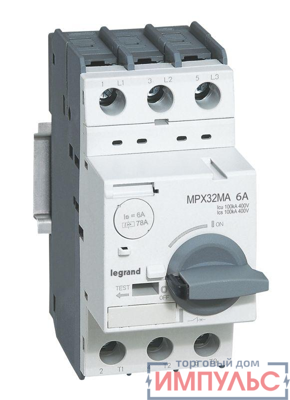 Выключатель автоматический для защиты двигателя 26А 50кА MPX3 T32MA Leg 417354