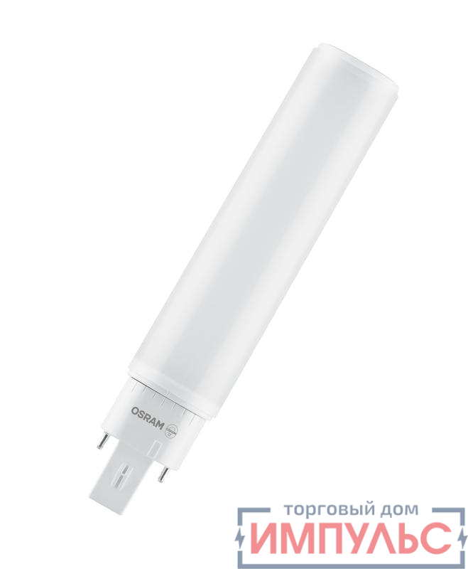 Лампа светодиодная LED Dulux Special 10Вт (замена 26Вт) прозр. 3000К тепл. бел. G24d-3 990лм угол пучка 120град. 220-240В OSRAM 4058075558564