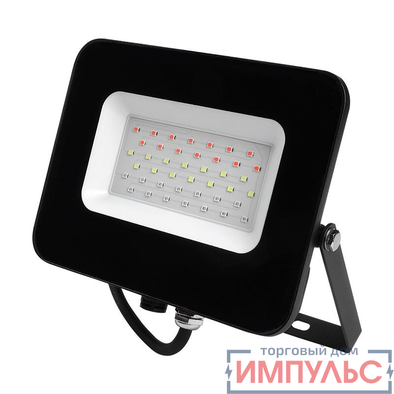 Прожектор светодиодный PFL-30W RGB 30Вт IP65 ДО BL черн. JazzWay 5016408