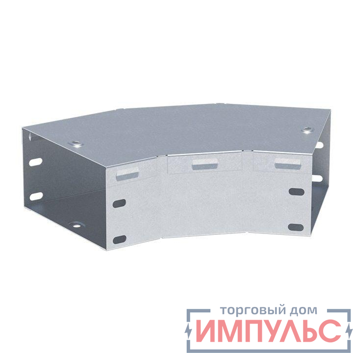 Угол для лотка горизонтальный 45град. 100х150 INOX EKF g45100150-INOX