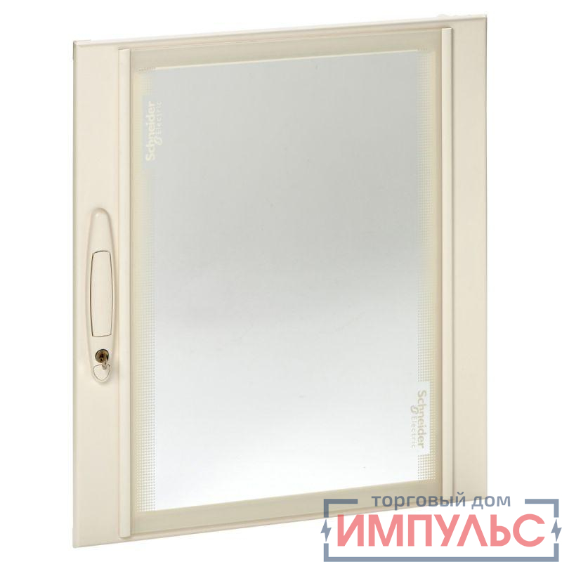Дверь прозрачная комплектного шкафа Ш=550мм 4ряд. SchE LVS08094